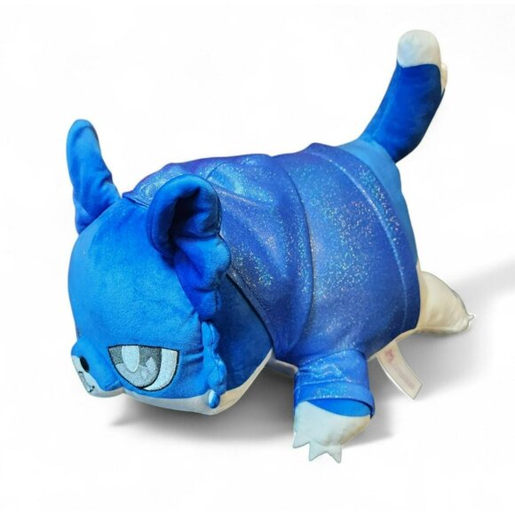 Aphmau MeeMeows Cat Plush Toy 11" | Blue Sparkle Galaxy Cat | Stuffed Animal - Picture 2 of 11